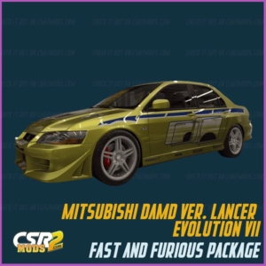 Mitsubishi Damd Ver. Lancer Evolution Vii 1 ✅ Csr2 Mods Store