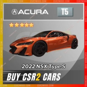 Csr2 Acura Nsx Type S 2022 Gold Stars Car | Csr2 Mods