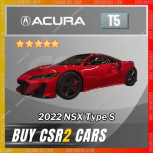 Csr2 Acura Nsx Type S 2022 Gold Stars Car | Csr2 Mods