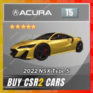 Csr2 Acura Nsx Type S 2022 Gold Stars Car | Csr2 Mods