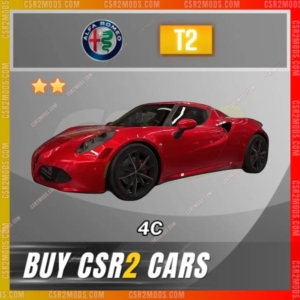Csr2 Alfa Romeo 4C Gold Stars Car | Csr2 Mods