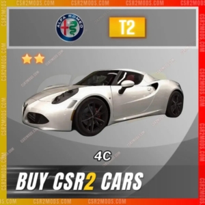 Csr2 Alfa Romeo 4C Gold Stars Car | Csr2 Mods