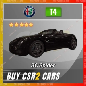 CSR2 Alfa Romeo 8C Spider Gold Stars Car | CSR2 MODS
