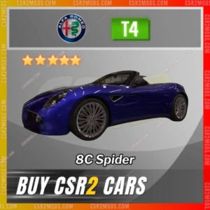 Csr2 Alfa Romeo 8C Spider Gold Stars Car | Csr2 Mods