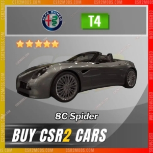 Csr2 Alfa Romeo 8C Spider Gold Stars Car | Csr2 Mods
