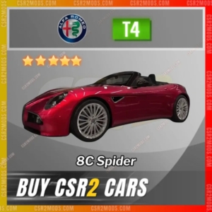 Csr2 Alfa Romeo 8C Spider Gold Stars Car | Csr2 Mods