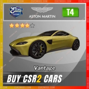 Csr2 Aston Martin Vantage Gold Stars Car | Csr2 Mods