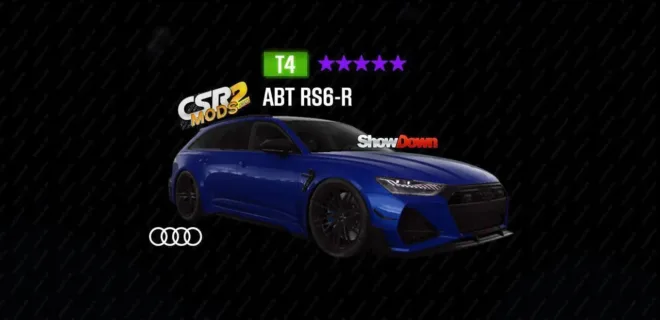 ?? CSR2  Audi ABT RS6-R (5 Purple stars) car mod preview