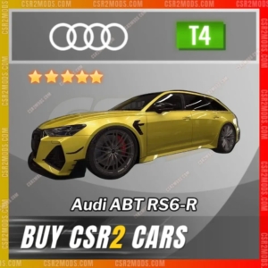 Csr2 Audi Abt Rs6 R Gold Stars Car | Csr2 Mods