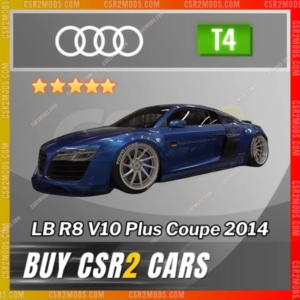 Csr2 Audi Lb R8 V10 Plus Coupe 2014 Gold Stars Car | Csr2 Mods