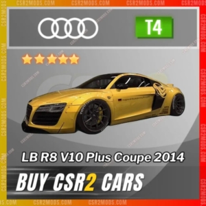 Csr2 Audi Lb R8 V10 Plus Coupe 2014 Gold Stars Car | Csr2 Mods