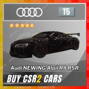 CSR2 Audi Newing Alpil R8 RSR Gold Stars Car | CSR2 MODS