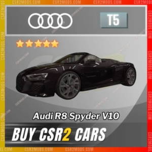 CSR2 Audi, R8 Spyder V10 Gold Stars Car | CSR2 MODS