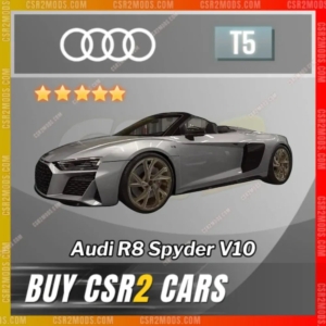 Csr2 Audi, R8 Spyder V10 Gold Stars Car | Csr2 Mods