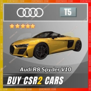 Csr2 Audi, R8 Spyder V10 Gold Stars Car | Csr2 Mods