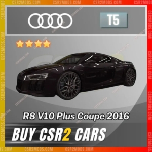 CSR2 Audi, R8 V10 Plus Coupe 2016 Gold Stars Car | CSR2 MODS