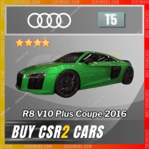 Csr2 Audi, R8 V10 Plus Coupe 2016 Gold Stars Car | Csr2 Mods