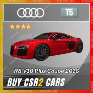 Csr2 Audi, R8 V10 Plus Coupe 2016 Gold Stars Car | Csr2 Mods