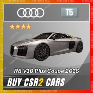 Csr2 Audi, R8 V10 Plus Coupe 2016 Gold Stars Car | Csr2 Mods