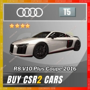 Csr2 Audi, R8 V10 Plus Coupe 2016 Gold Stars Car | Csr2 Mods
