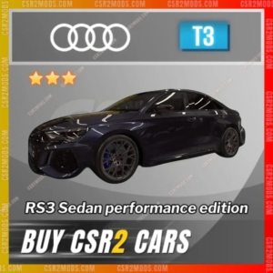 CSR2 Audi, Rs3 Sedan Performance Edition Gold Stars Car | CSR2 MODS