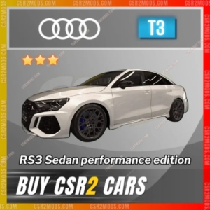 Csr2 Audi, Rs3 Sedan Performance Edition Gold Stars Car | Csr2 Mods