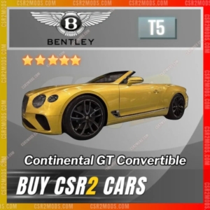 Csr2 Bentley Continental Gt Convertible Gold Stars Car | Csr2 Mods