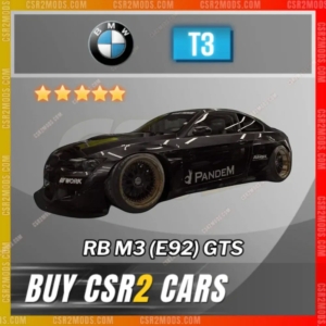 CSR2 BMW Rb M3 E92 Gts Gold Stars Car | CSR2 MODS