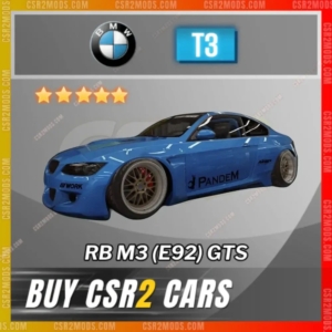 Csr2 Bmw Rb M3 E92 Gts Gold Stars Car | Csr2 Mods