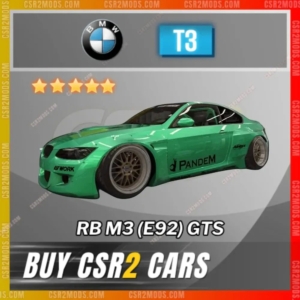 Csr2 Bmw Rb M3 E92 Gts Gold Stars Car | Csr2 Mods