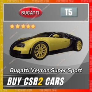 Csr2 Bugatti Veyron Super Sport Gold Stars Car | Csr2 Mods