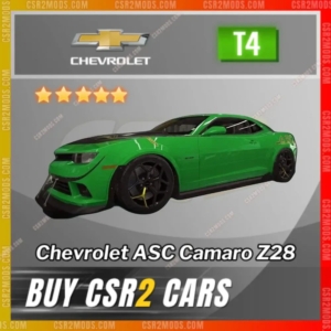 Csr2 Chevrolet Asc Camaro Z28 Gold Stars Car | Csr2 Mods