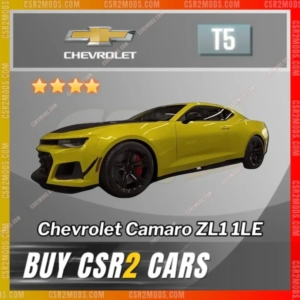 Csr2 Chevrolet Camaro Zl1 1Le Gold Stars Car | Csr2 Mods