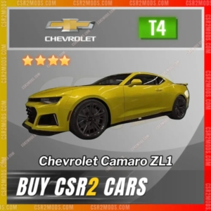 Csr2 Chevrolet Camaro Zl1 Gold Stars Car | Csr2 Mods