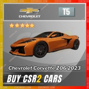 Csr2 Chevrolet Chorvette Z06 2023 Gold Stars Car | Csr2 Mods