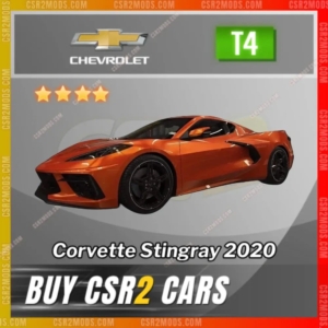 Csr2 Chevrolet Corvette Stingray 2020 Gold Stars Car | Csr2 Mods