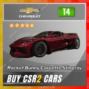 Csr2 Chevrolet Rocket Bunny Corvette Stingray Gold Stars Car | Csr2 Mods