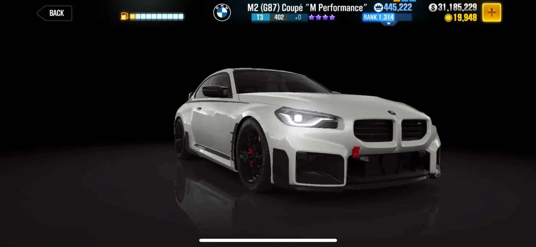 ? CSR2  CSR2 BMW M2 G87 Coupe Season 175 car mod preview