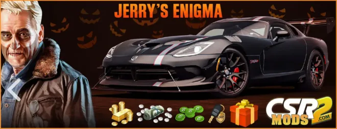 ? CSR2  CSR2 MODS SHOP's Guide to Dominating Jerry's Enigma Halloween car mod preview