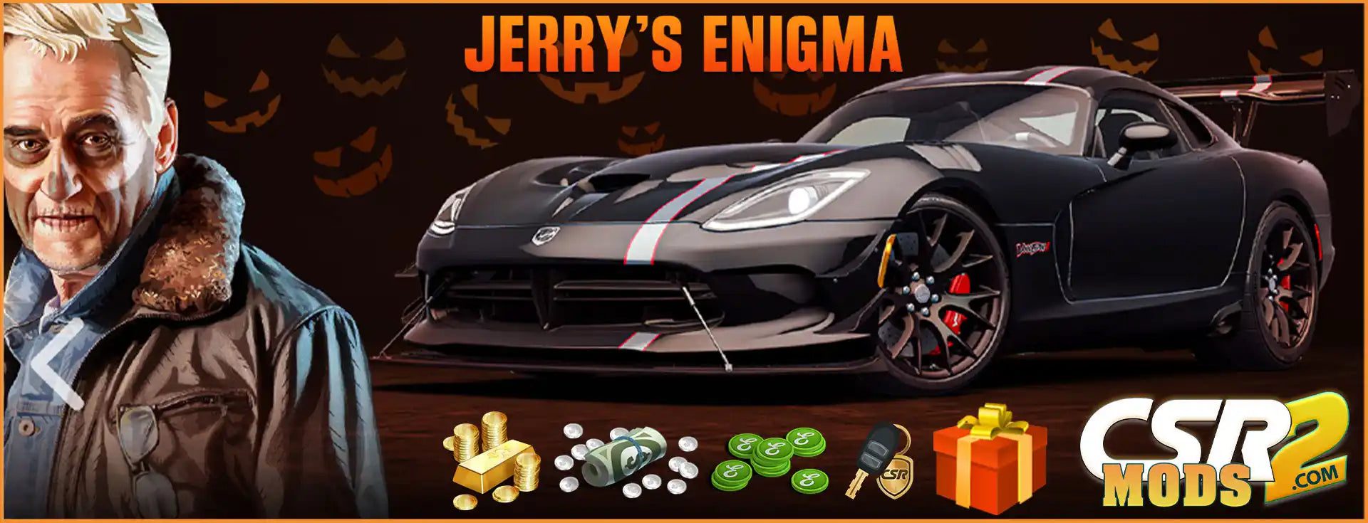 ? CSR2  CSR2 MODS SHOP's Guide to Dominating Jerry's Enigma Halloween car mod preview