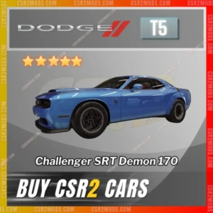 CSR2 Dodge Challenger Srt Demon 170 Gold Stars Car | CSR2 MODS