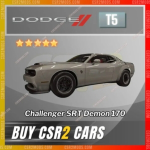 Csr2 Dodge Challenger Srt Demon 170 Gold Stars Car | Csr2 Mods