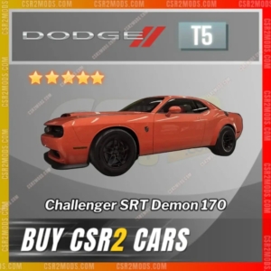 Csr2 Dodge Challenger Srt Demon 170 Gold Stars Car | Csr2 Mods