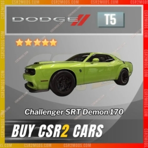 Csr2 Dodge Challenger Srt Demon 170 Gold Stars Car | Csr2 Mods