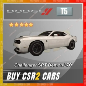 Csr2 Dodge Challenger Srt Demon 170 Gold Stars Car | Csr2 Mods