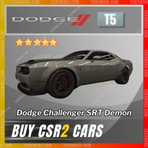 Csr2 Dodge Challenger Srt Demon Gold Stars Car | Csr2 Mods