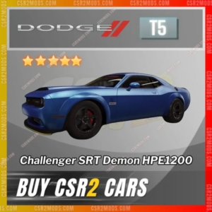 Csr2 Dodge Challenger Srt Demon Hpe1200 Gold Stars Car | Csr2 Mods