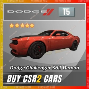 Csr2 Dodge Challenger Srt Demon Gold Stars Car | Csr2 Mods