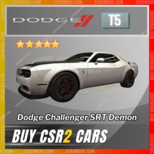 Csr2 Dodge Challenger Srt Demon Gold Stars Car | Csr2 Mods