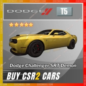 Csr2 Dodge Challenger Srt Demon Gold Stars Car | Csr2 Mods